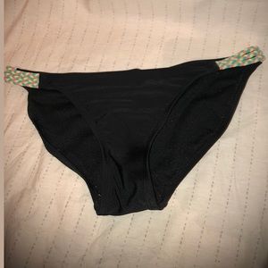 🆕 Black Ruched Bikini Bottom 👙